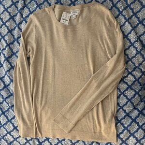J. Crew women’s  Light Tan Crewneck Sweater
